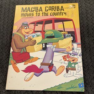 1972 Magilla Gorilla Moved To The Country Book D8